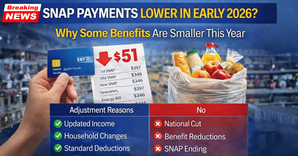 Why Some SNAP Payments Are Lower in Early 2026 — And What Actually Caused It