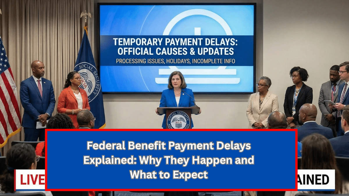 Federal Benefit Payment Delays Explained