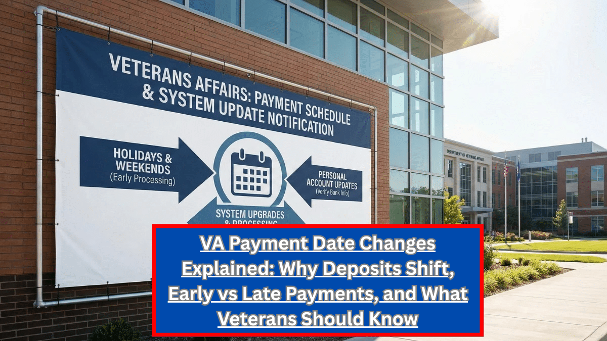 VA Payment Date Changes Explained