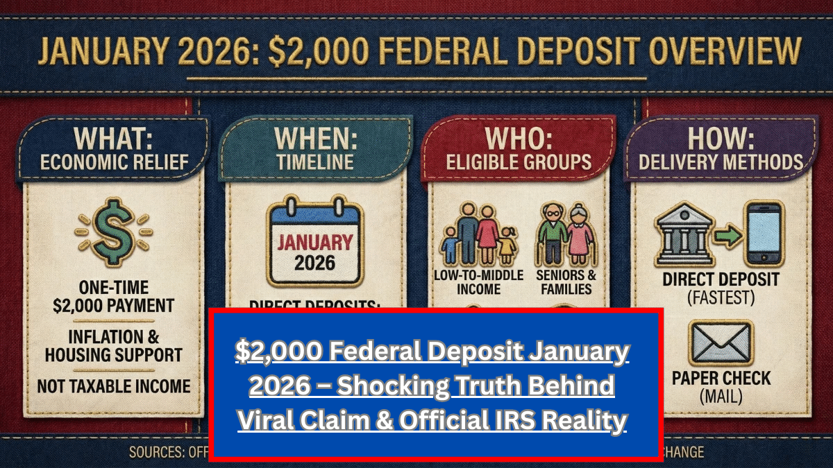 $2,000 Federal Deposit January 2026