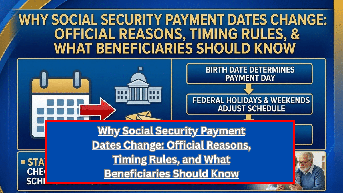 Why Social Security Payment Dates Change: Official Reasons