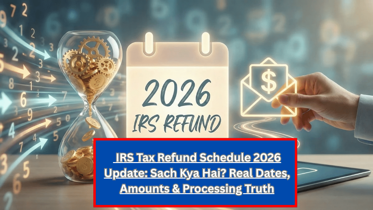 IRS Tax Refund Schedule 2026 Update