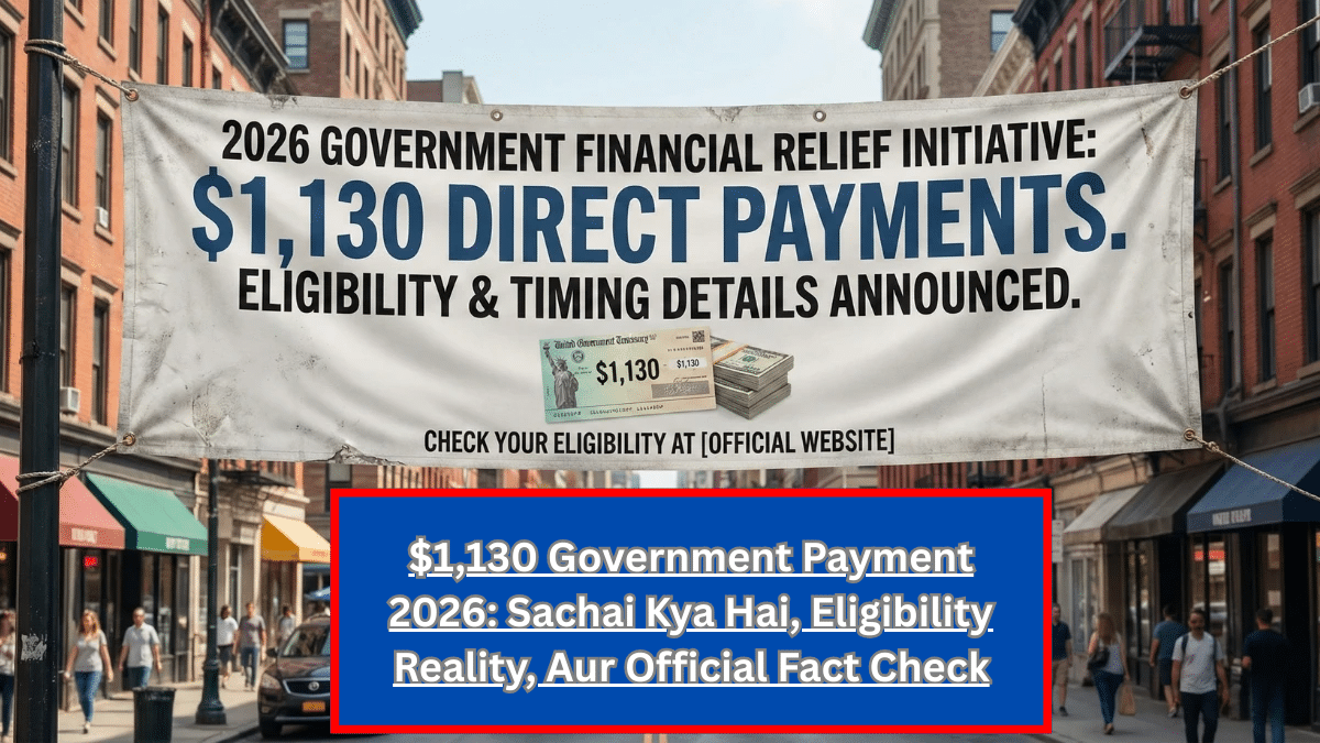 $1,130 Government Payment 2026
