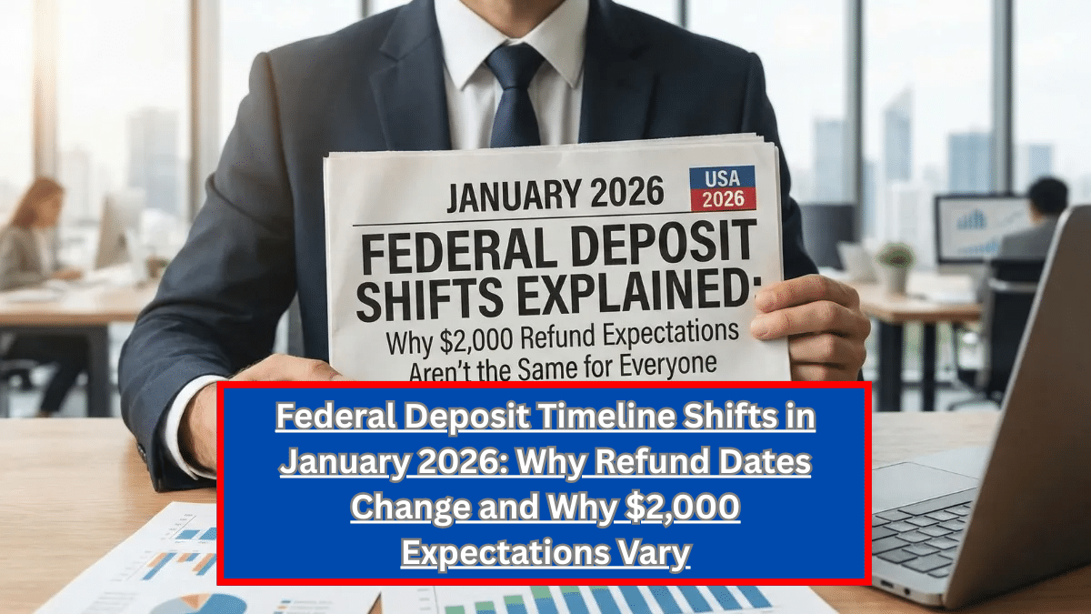 Federal Deposit Timeline Shifts in January 2026