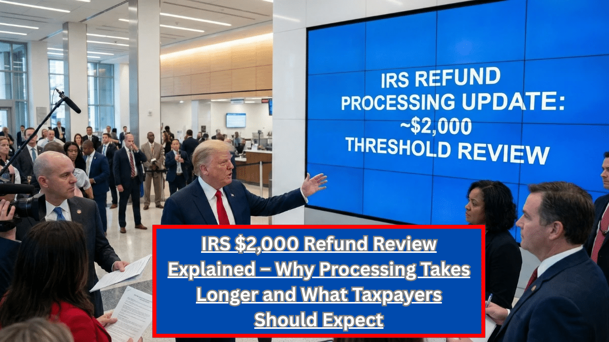 IRS $2,000 Refund Review Explained