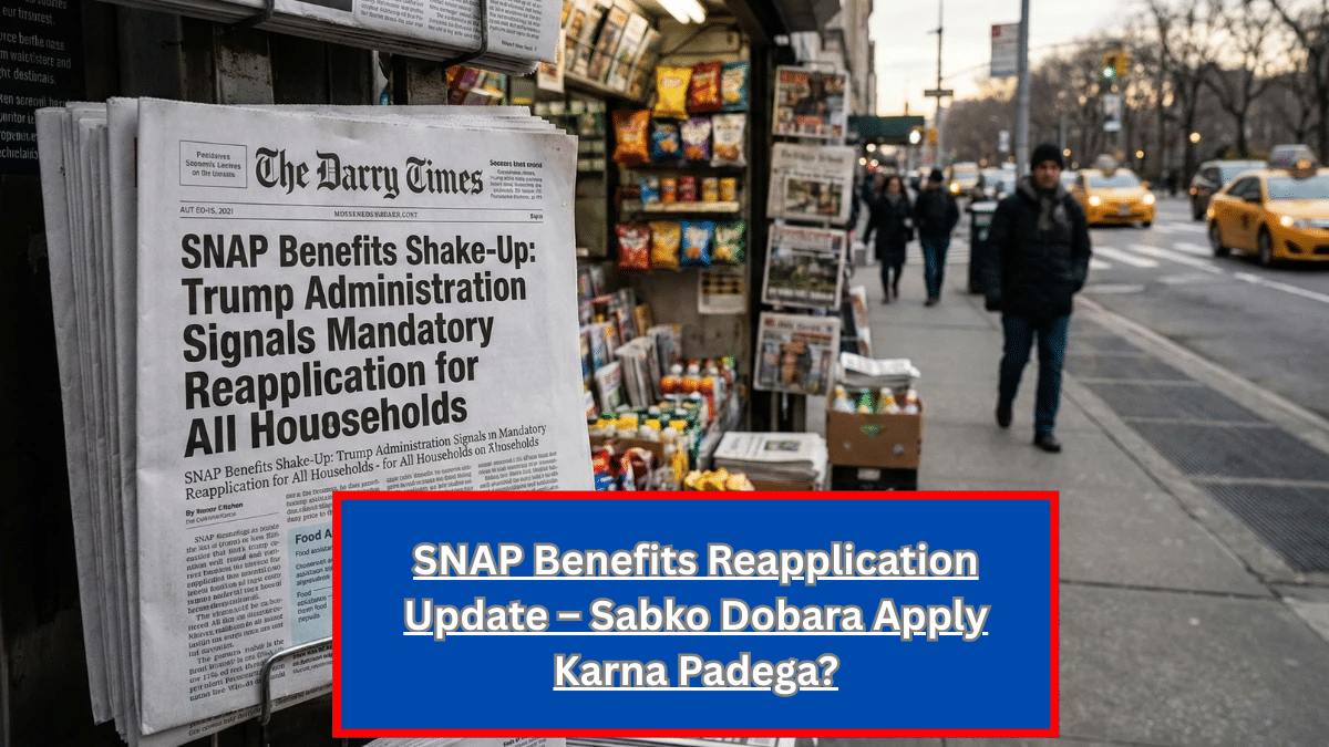SNAP Benefits Reapplication Update